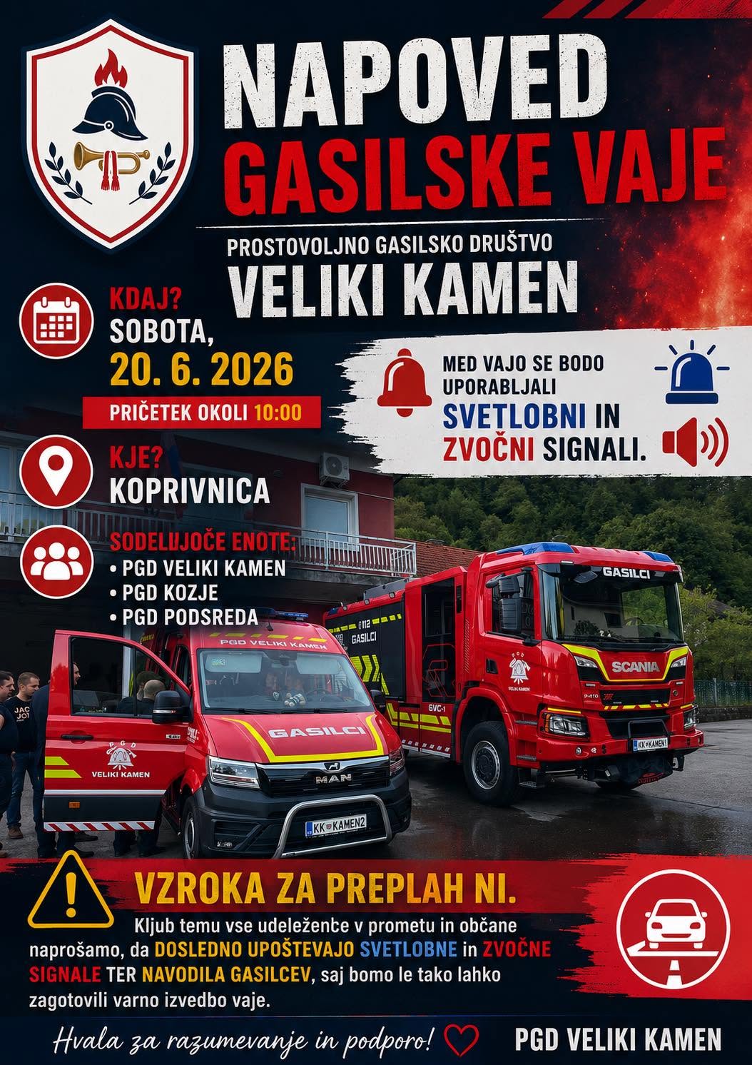 gasilska vaja pgd veliki kamen